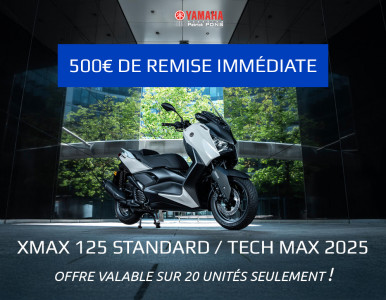500€ de réduction sur les XMAX 125 