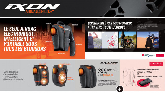 Les gilet airbag Ixon sont arrivés