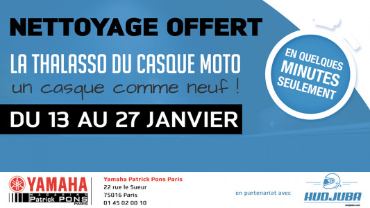 NETTOYAGE DE VOTRE CASQUE OFFERT