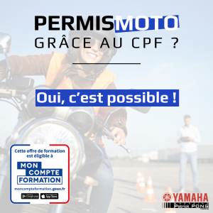 Le CPF finance votre permis moto ! 